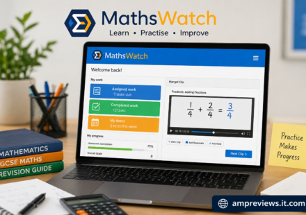 Student using MathsWatch online maths lessons and practice questions on a computer
