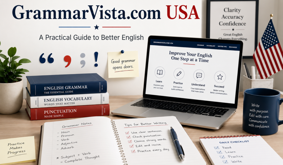 GrammarVista.com USA English grammar and writing resources