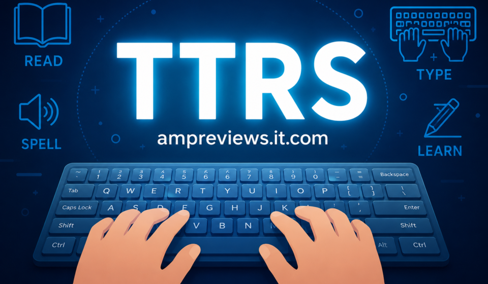 TTRS Touch-type Read and Spell learning platform with typing, reading, and spelling practice