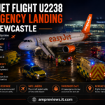 EasyJet flight U2238 emergency landing at Newcastle International Airport