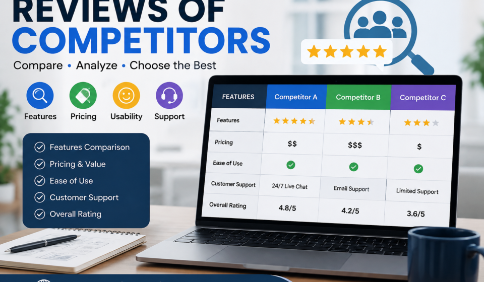 Reviews of competitors comparing features, pricing, usability, support, and overall value.