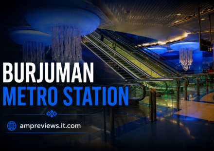 BurJuman Metro Station Dubai Red and Green Line interchange