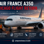Air France A350 Chicago flight return after an unexpected flight interruption