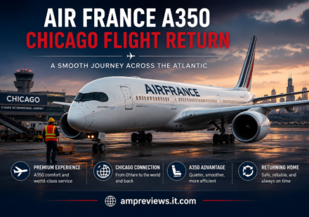 Air France A350 Chicago flight return after an unexpected flight interruption