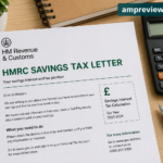 HMRC savings tax letter showing information about savings interest and tax