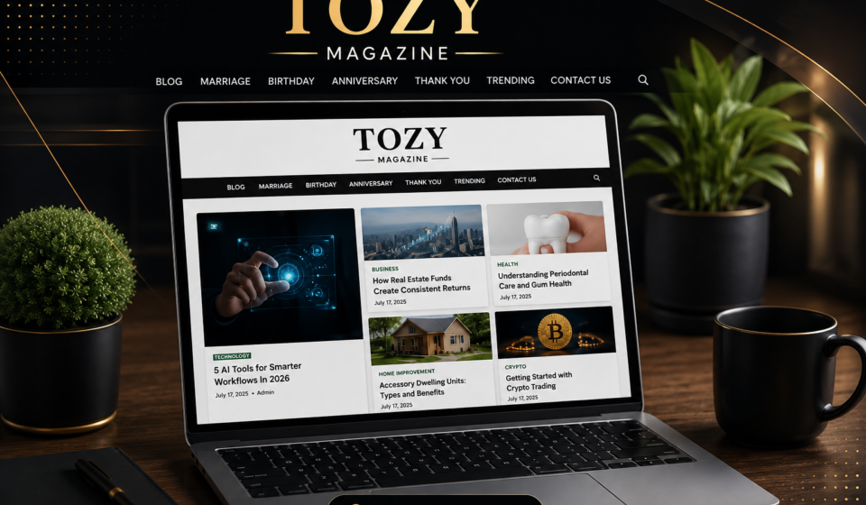 TozyMagazine.com digital magazine covering technology, business, health, and lifestyle