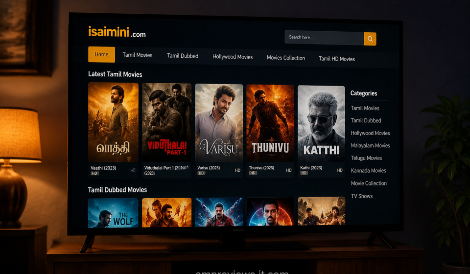 Isaimini Com Tamil online Tamil movie search and entertainment concept