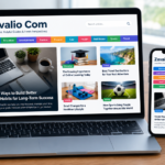 Zavalio com website and online platform interface guide