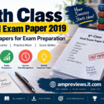 9th class final exam paper 2019