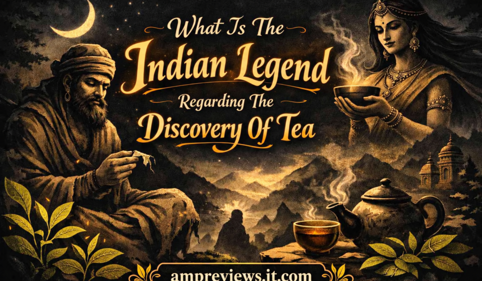 Indian legend regarding the discovery of tea and Bodhidharma